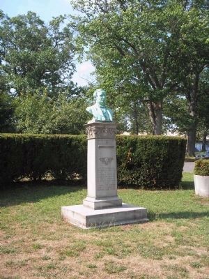 Marker in East Side Park image. Click for full size.