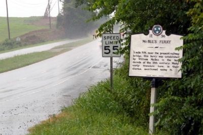 McBee's Ferry Marker image. Click for full size.