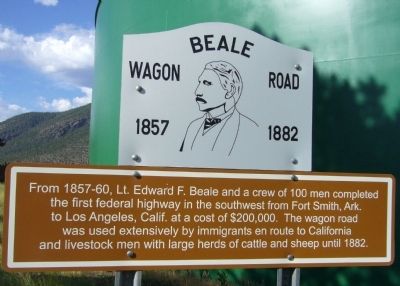 Beale Wagon Road Marker image. Click for full size.