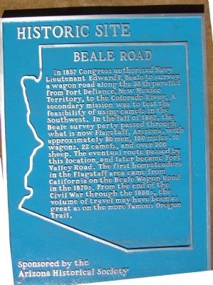 Beale Road Marker image. Click for full size.