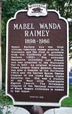 Mabel Wanda Raimey Marker image. Click for full size.