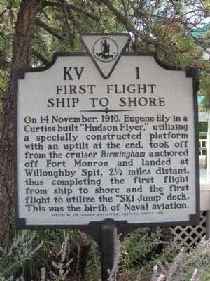 First Flight Ship to Shore Marker image. Click for full size.