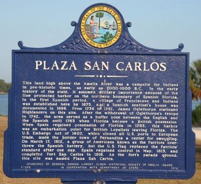 Plaza San Carlos Marker image. Click for full size.