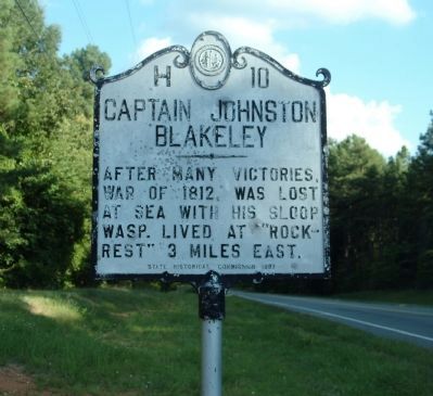 Captain Johnston Blakeley Marker image. Click for full size.