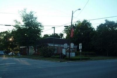 John Owen Marker in front of First Citizens Bank. Click for full size. John Owen Marker in front of First Citizens Bank image. Click for full size.
