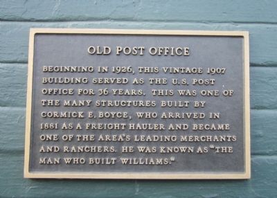 Old Post Office Marker image. Click for full size.