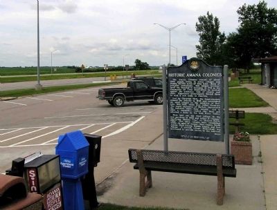 Wide view of the Historic Amana Colonies Marker image. Click for full size.
