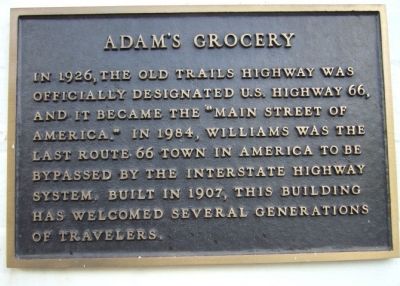 Adam's Grocery Marker image. Click for full size.