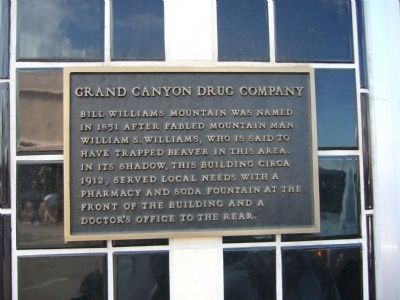 Grand Canyon Drug Company Marker image. Click for full size.