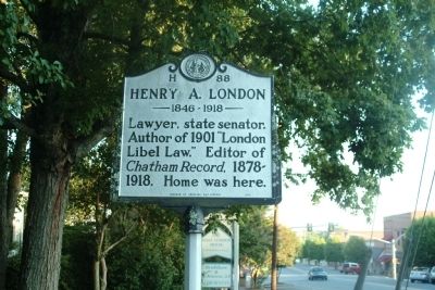 Henry A. London Marker image. Click for full size.