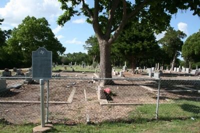 Sterling Rex Barnes Marker and Heath Cemetery image. Click for full size.