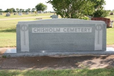 Chisholm Cemetery Monument image. Click for full size.