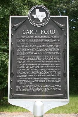 Camp Ford Marker image. Click for full size.