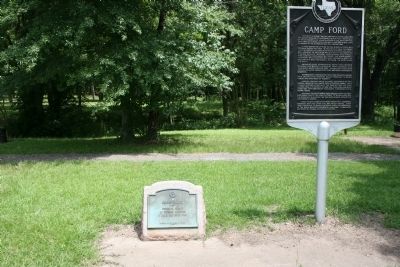 Camp Ford TX Centennial Marker and Camp Ford Marker image. Click for full size.