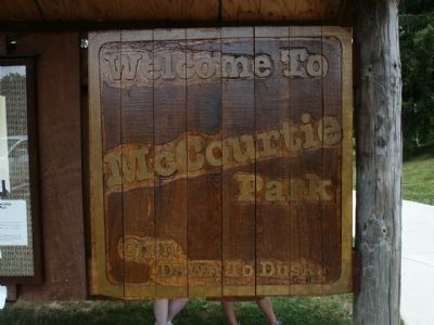 McCourtie Park Welcome Sign image. Click for full size.
