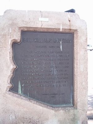 Bill Williams Mountain Marker image. Click for full size.