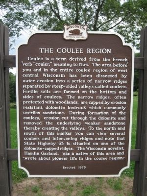 The Coulee Region Marker image. Click for full size.
