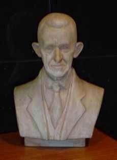 Bust of Alexander S. Salley: A. Wolfe Davidson sculptor image. Click for full size.