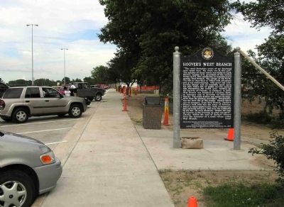 Wide view of the Hoover Historic Site / Hoover’s West Branch Marker image. Click for full size.