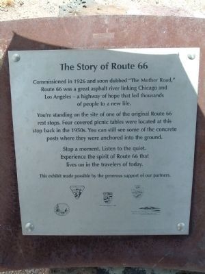 The Story of Route 66 Marker - Panel No.1 image. Click for full size.
