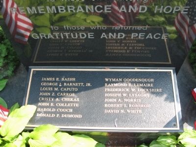Plaque at the Base of the Monument image. Click for full size.