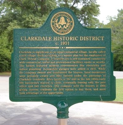 Clarkdale Historic District Marker image. Click for full size.