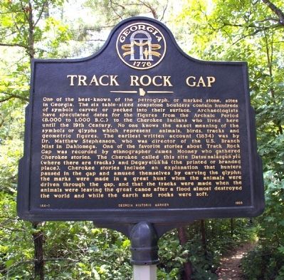 Track Rock Gap Marker image. Click for full size.