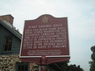 Henry Doremus House Marker. Click for full size. Henry Doremus House Marker image. Click for full size.