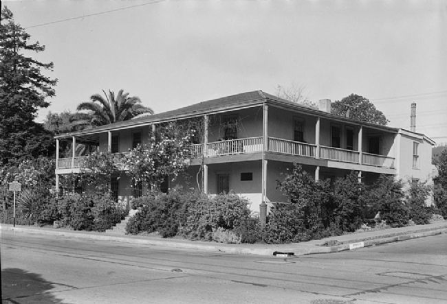 The Larkin House in 1936 - image courtesy Historic American Buildings Survey image. Click for full size.