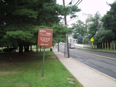 Marker on Lathrop Avenue. Click for full size. Marker on Lathrop Avenue image. Click for full size.