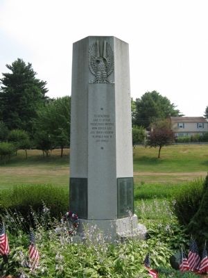 Bristol World War II - Korean War Monument image. Click for full size.