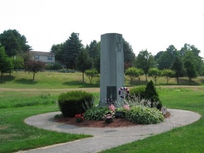 Bristol World War II - Korean War Monument image. Click for full size.
