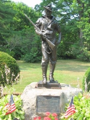 The Hiker Statue and Marker image. Click for full size.