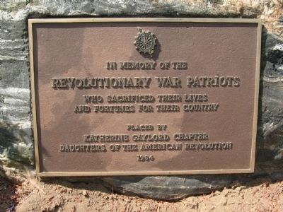 Revolutionary War Patriots Marker image. Click for full size.