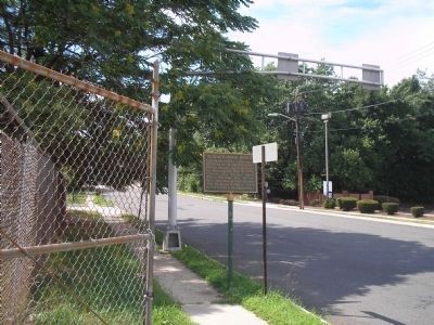 Marker on Gregory Avenue. Click for full size. Marker on Gregory Avenue image. Click for full size.