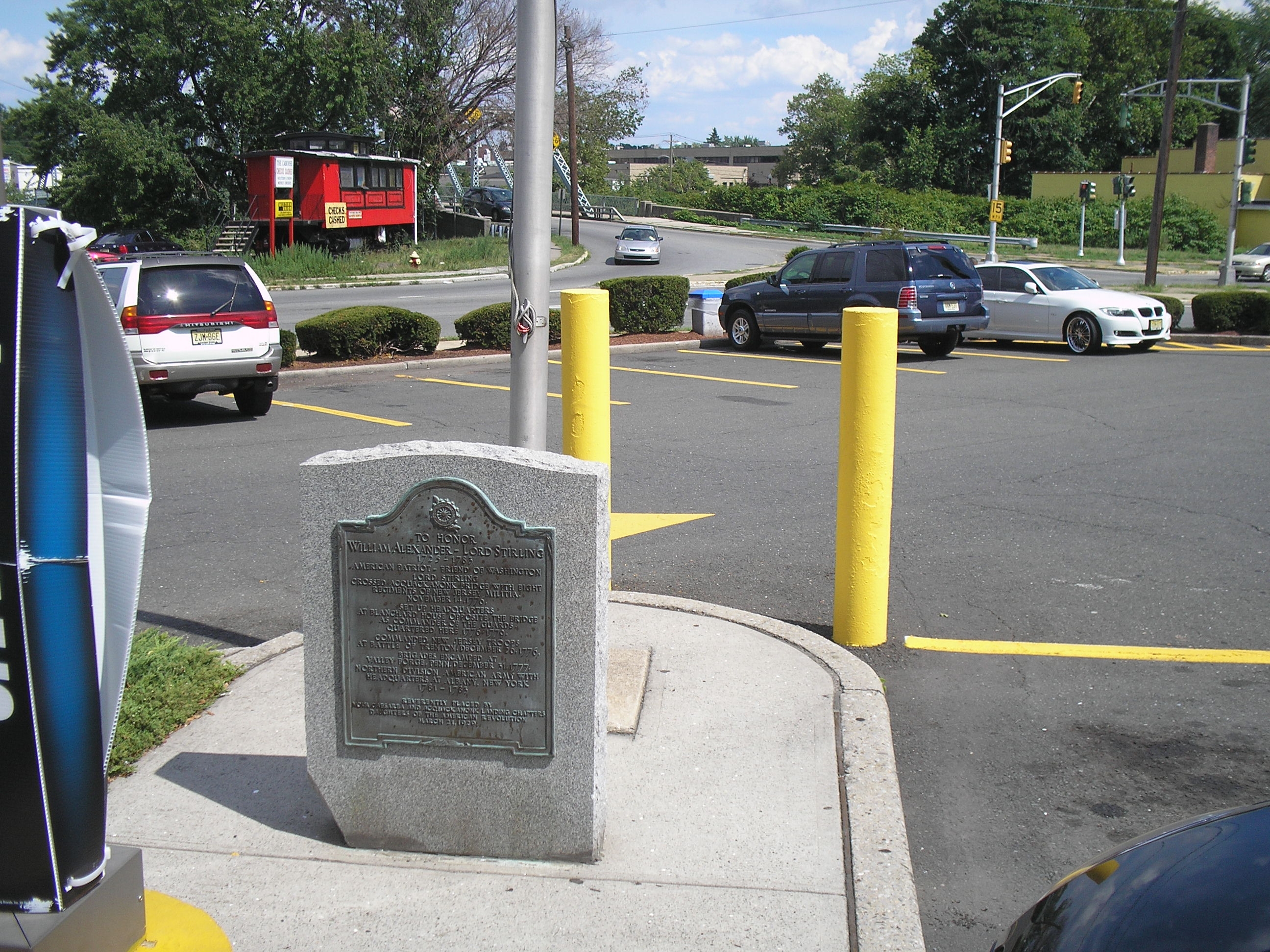 Lord Stirling Marker in Passaic