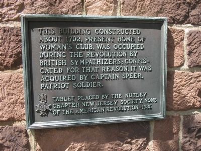 Vreeland House Marker image. Click for full size.