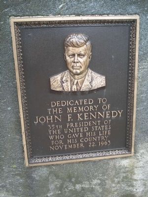 John F. Kennedy Marker image. Click for full size.