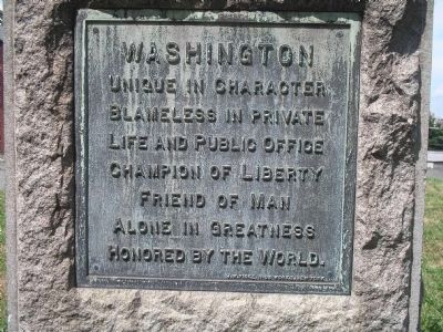 Washington Marker (Side Two) image. Click for full size.