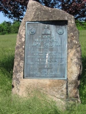 Major General John Sullivan Memorial image. Click for full size.