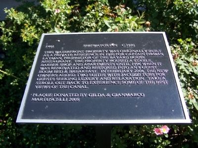 Shipwatch Inn Marker. Click for full size. Shipwatch Inn Marker image. Click for full size.