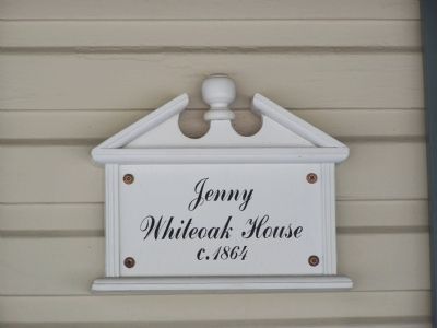 Jennie Whiteoak House Marker image. Click for full size.