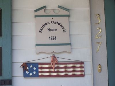 Stubbs-Caldwell House. Click for full size. Stubbs-Caldwell House image. Click for full size.
