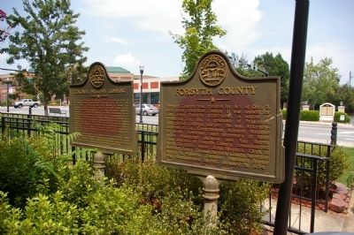 Forsyth County Marker image. Click for full size.