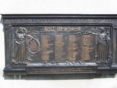 World War I Monument Marker. Click for full size. World War I Monument Marker image. Click for full size.