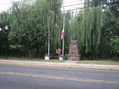 Marker on Main Avenue image. Click for full size.