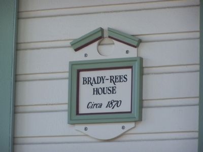 Brady-Rees House image. Click for full size.