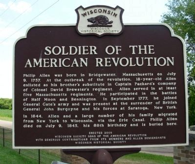 Soldier of The American Revolution Marker image. Click for full size.
