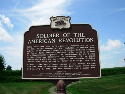 Soldier of The American Revolution Marker image. Click for full size.