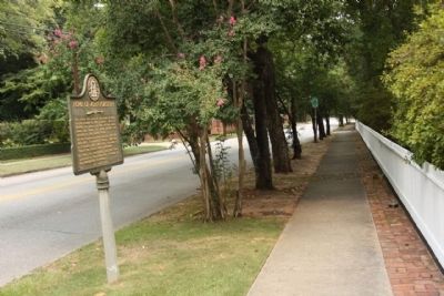 Home of John Forsyth Marker, looking north along Milledge Road image. Click for full size.